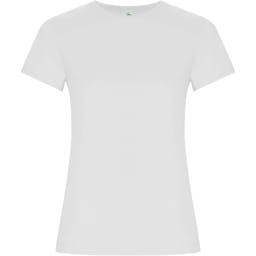 0. Golden kortärmad T-shirt för dam