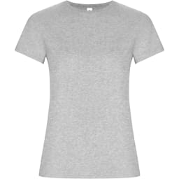 0. Golden kortärmad T-shirt för dam