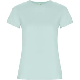 0. Golden kortärmad T-shirt för dam