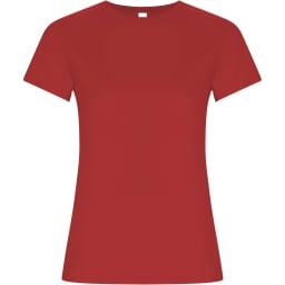 0. Golden kortärmad T-shirt för dam