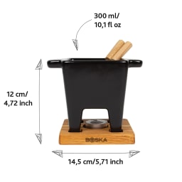2. BOSKA Tapas Fondue Nero - 300 ml