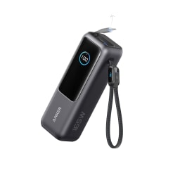0. Anker Powerbank 25.000 mAh 165W med inbyggd utdragbar kabel