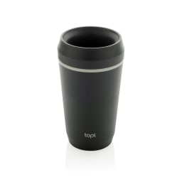 1. Topl To Go-glas av återvunnen plast Patenterat 360-lock 354