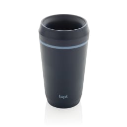1. Topl To Go-glas av återvunnen plast Patenterat 360-lock 354