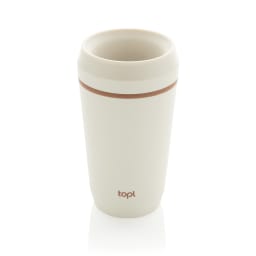 1. Topl To Go-glas av återvunnen plast Patenterat 360-lock 354