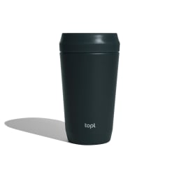 0. Topl To Go-glas i återvunnet stål Patenterat 360-lock 354 ml