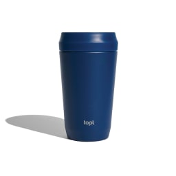 0. Topl To Go-glas i återvunnet stål Patenterat 360-lock 354 ml