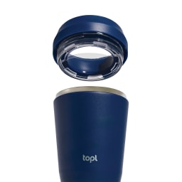 3. Topl To Go-glas i återvunnet stål Patenterat 360-lock 354 ml