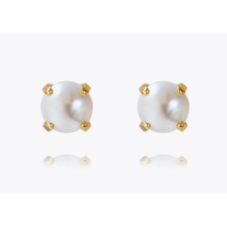 0. Classic Stud Earrings - Pearl