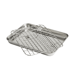 1. Culimat Gastrobleck med galler, 26x20 cm