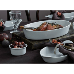 1. Pillivuyt Serie Originale ovalt fat, Vit