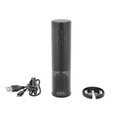 5. Vinöppnare batteridriven, Matt svart