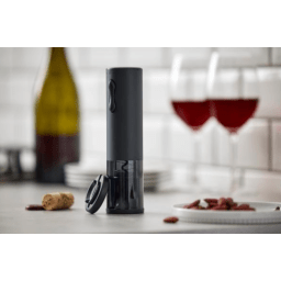 1. Vinöppnare batteridriven, Matt svart