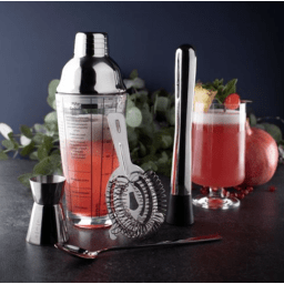 2. Cocktailset 5-delar Glas och Rostfritt stål