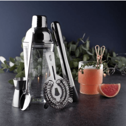 1. Cocktailset 5-delar Glas och Rostfritt stål