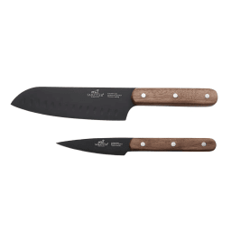 0. Lion Sabatier International Phenix Walnut Knivset 2 delar