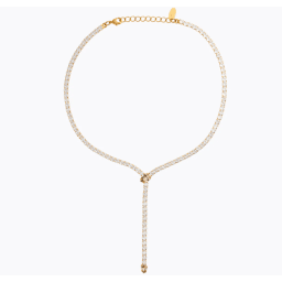 0. Together With You Necklace - Crystal Silk/Gold