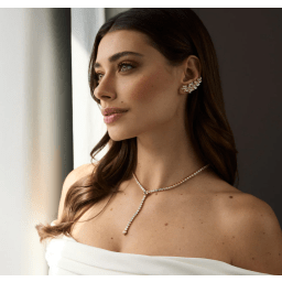 1. Together With You Necklace - Crystal Silk/Gold