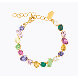0. Noelle Statement Bracelet / Festive Combo - Gold