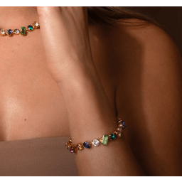 1. Noelle Statement Bracelet / Festive Combo - Gold