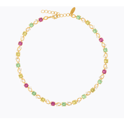 0. Fay Necklace / Autumn Bloom Combo - gold