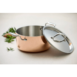 1. Blomsterbergs Gryta med lock 3 liter, Koppar