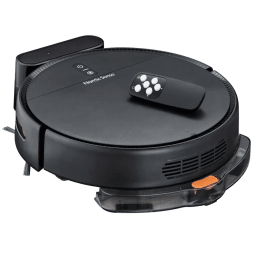 0. Robotdammsugare med laddstation. Svart