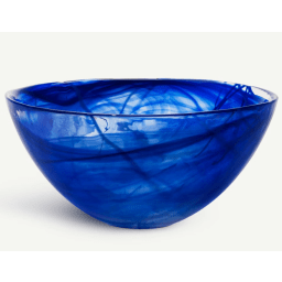 0. Contrast skål, blå 350mm