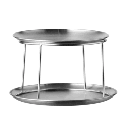 0. Skaldjursfat med ställ, 3 delar