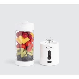3. Trådlös mixer, vit & två tritanglas