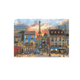 1. Pussel 1000 bitar Streets Of Paris - High Quality Collection