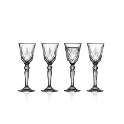 0. Kristall Melodia Snapsglas 5 cl 4 st