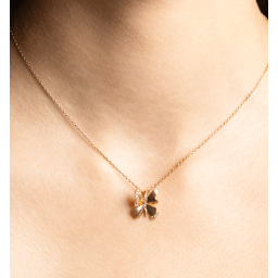 1. Brigitte necklace – Champagne mist