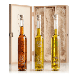 0. Italienska olivoljor i exklusiv trälåda