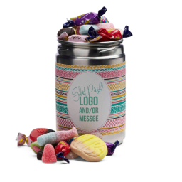 0. Easter Can, 250 gr med påskmix & logotyp