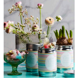 2. Easter Can 250 gr med nougatägg & logotyp