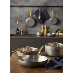 2. Pillivuyt Gourmet Durance Gryta med lock. Stål