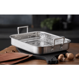 2. Pillivuyt Gourmet Somme Ugnspanna med galler. Stål