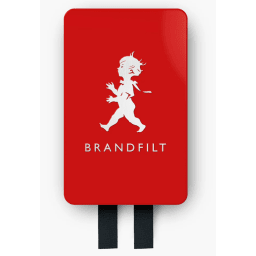 0. Brandfilt - Röd