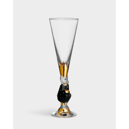 5. The Sparkling Devil champagneglas i guld och mörkgrå. 2 st.