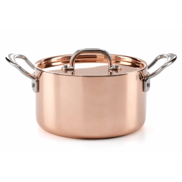 3. Gryta i koppar med lock,  3 l