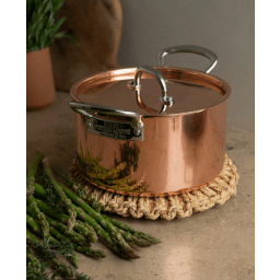 1. Gryta i koppar med lock,  3 l