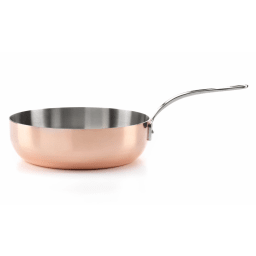 7. Sauteuse 2 L & Gryta med lock 3 L, Koppar