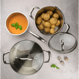 1. Grytset i 3 delar 1,8 l, 3,4 l & 4,8 l