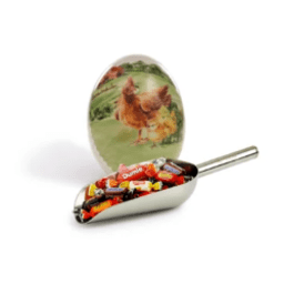 0. Klassiskt påskägg med nötfri godisblandning 