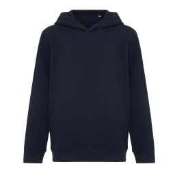 0. IQONIQ Yengo hoodie i återvunnen bomull med sidofickor för b