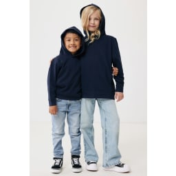 2. IQONIQ Yengo hoodie i återvunnen bomull med sidofickor för b