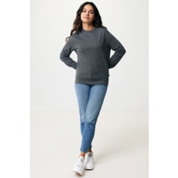 3. IQONIQ Denali sweatshirt i återvunnen ofärgad bomull