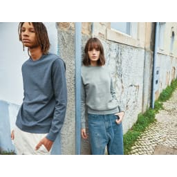 5. IQONIQ Denali sweatshirt i återvunnen ofärgad bomull