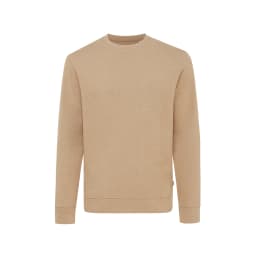 0. IQONIQ Denali sweatshirt i återvunnen ofärgad bomull